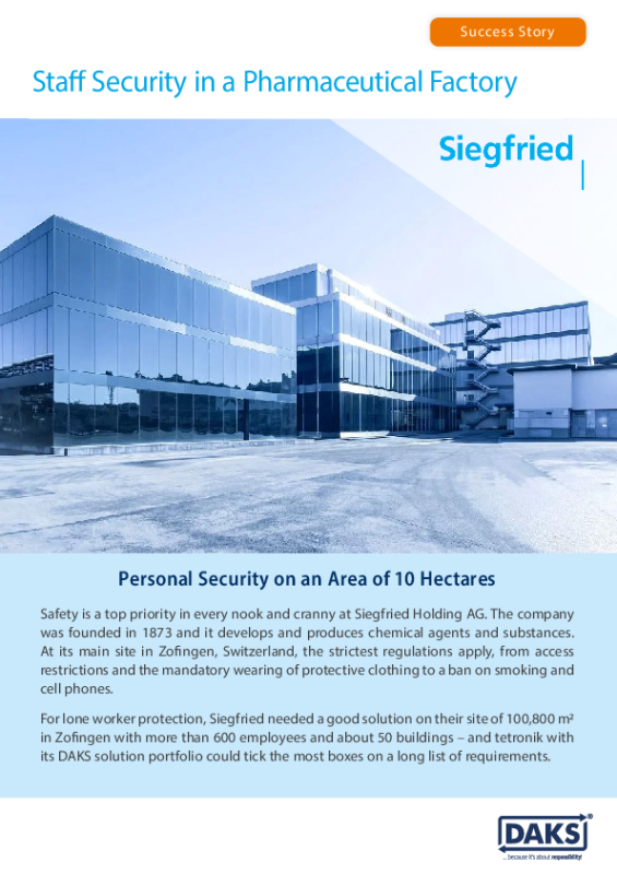 Success Story Siegfried AG